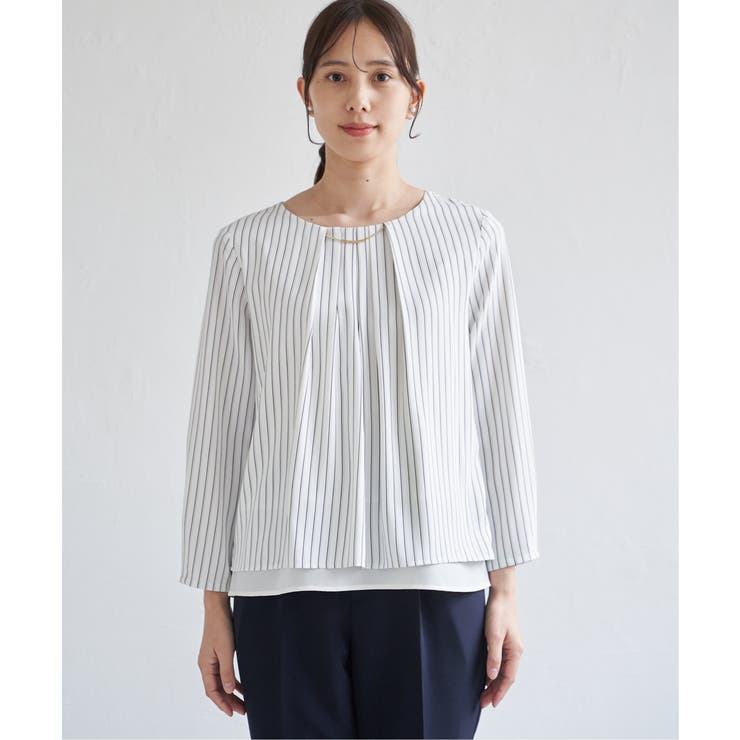 チャームデザインブラウス | ikka  | 詳細画像32 