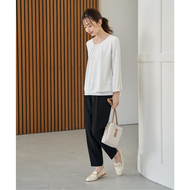 チャームデザインブラウス | ikka  | 詳細画像4 