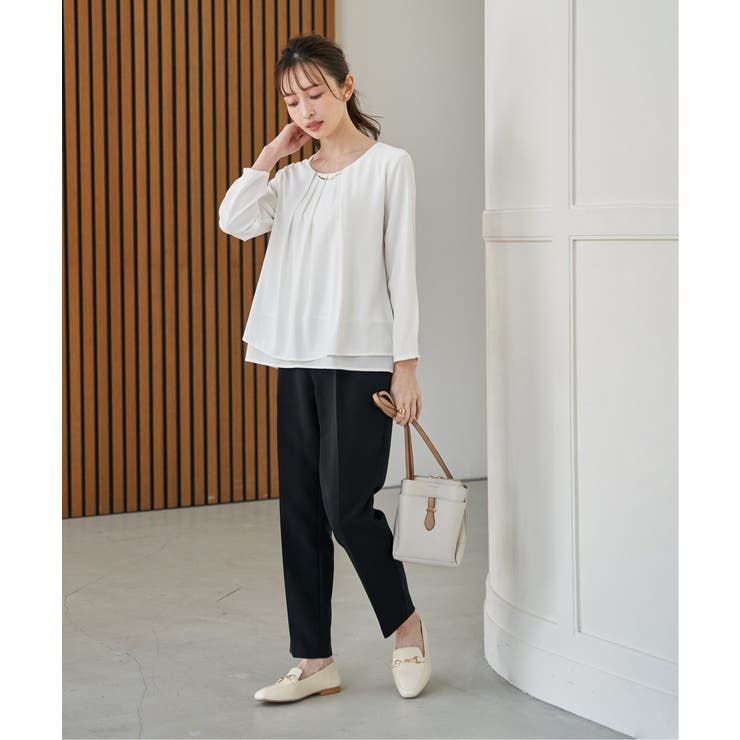 チャームデザインブラウス | ikka  | 詳細画像5 