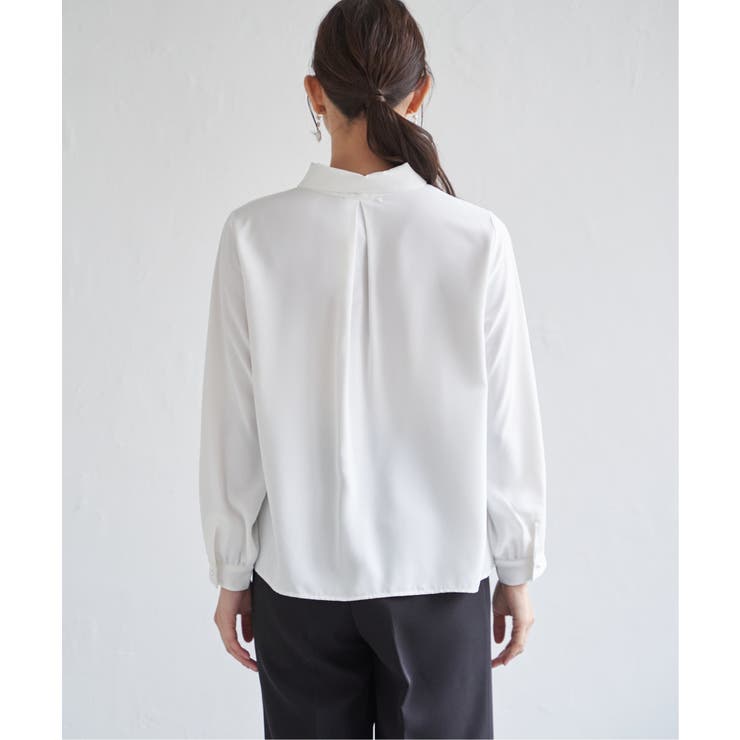 ボータイデザインブラウス | ikka  | 詳細画像31 