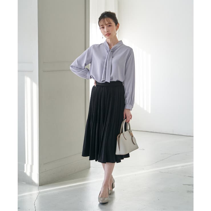 ボータイデザインブラウス | ikka  | 詳細画像4 