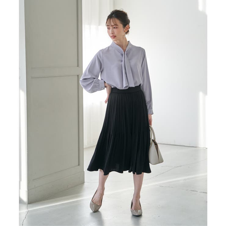 ボータイデザインブラウス | ikka  | 詳細画像6 