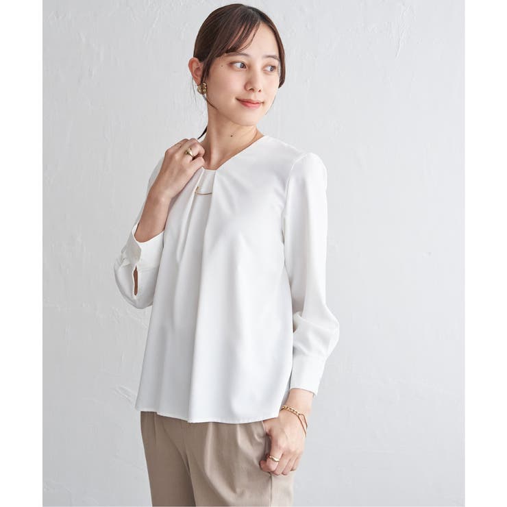 3WAYボウタイ付きブラウス | ikka  | 詳細画像8 