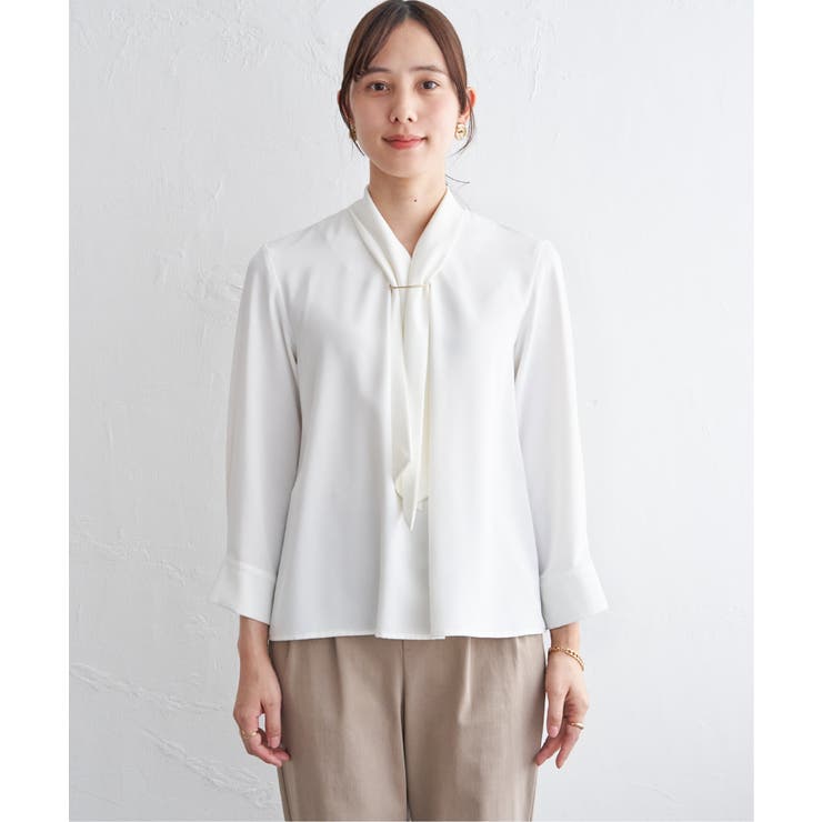 3WAYボウタイ付きブラウス | ikka  | 詳細画像15 