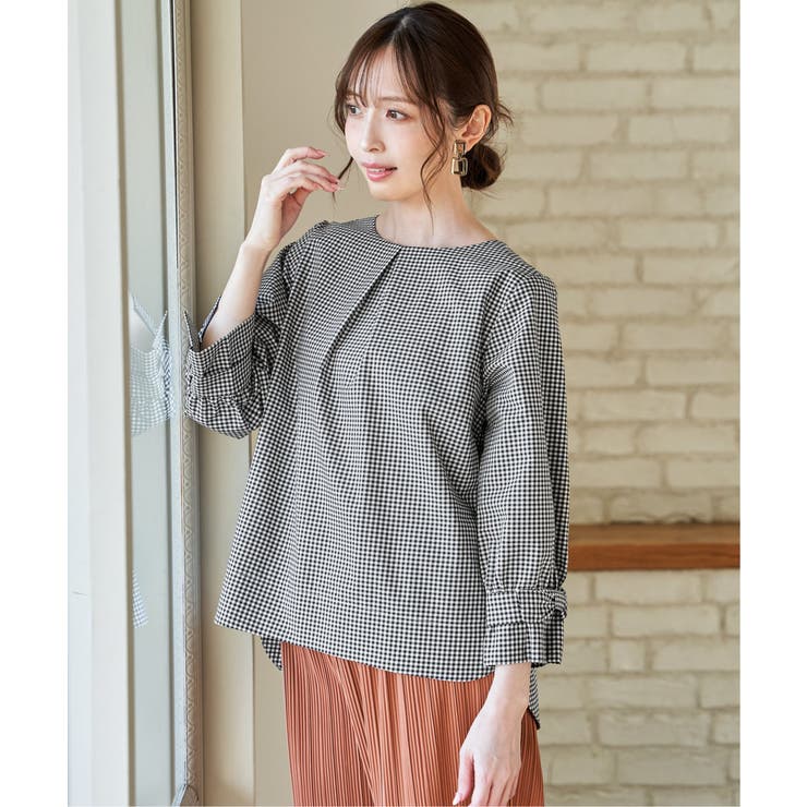 2WAY袖リボンブラウス | ikka  | 詳細画像2 