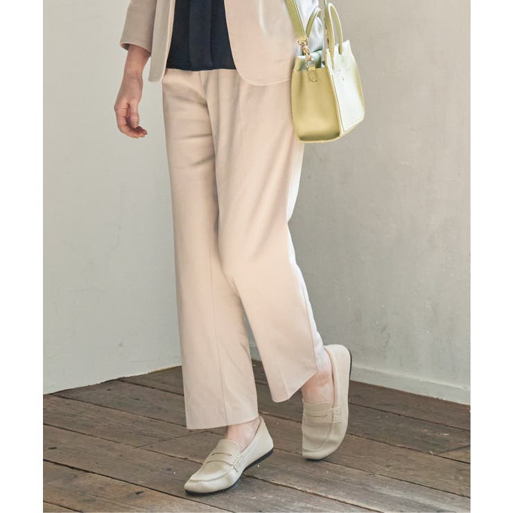 ベージュ | 【セットアップ対応】GOKU楽ストレッチパンツ | ikka 