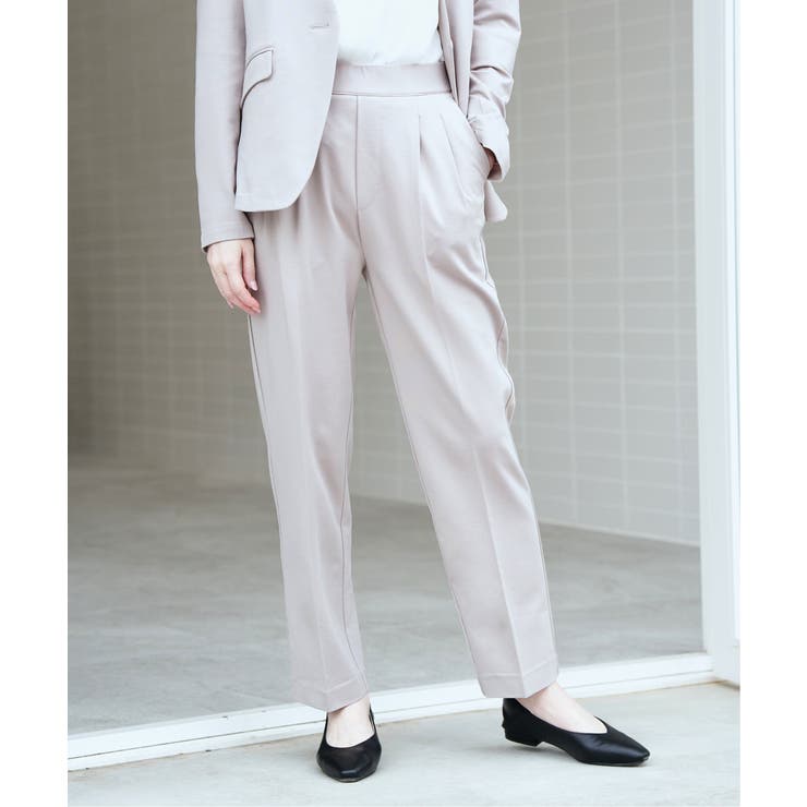 グレージュ | 【セットアップ対応】GOKU楽ワークポンチテーパードパンツ | ikka 