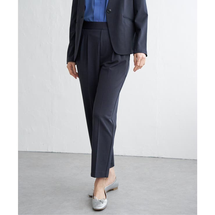 ネイビーブルー | 【セットアップ対応】GOKU楽ワークポンチテーパードパンツ | ikka 