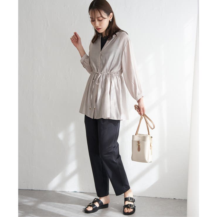 【セットアップ対応】GOKU楽ワークテーパードパンツ  | ikka  | 詳細画像8 