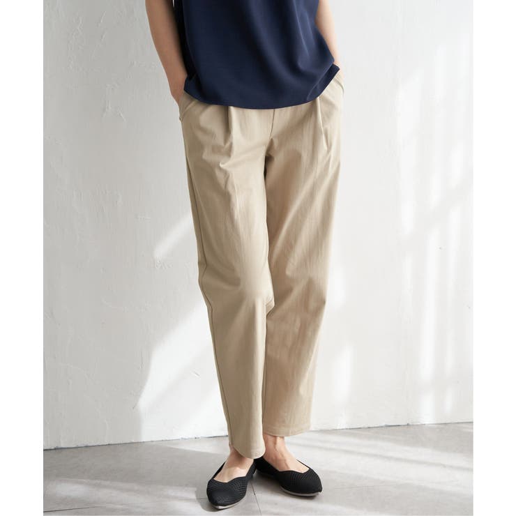 【セットアップ対応】GOKU楽ワークテーパードパンツ  | ikka  | 詳細画像1 