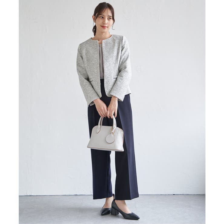 【洗濯機で洗える／セットアップ対応】ウォッシャブルワイドパンツ | ikka  | 詳細画像11 