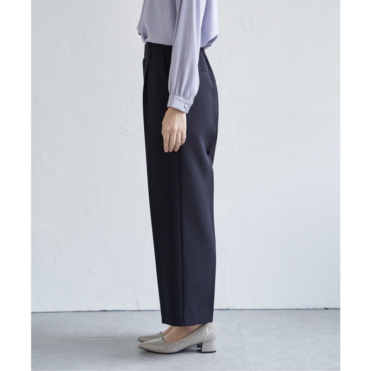 【洗濯機で洗える／セットアップ対応】ウォッシャブルワイドパンツ | ikka  | 詳細画像19 