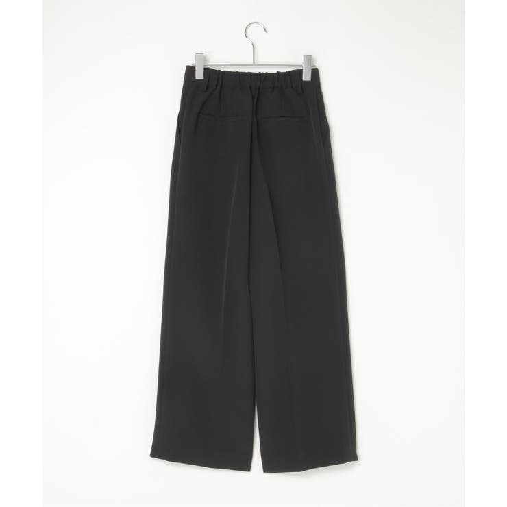 【洗濯機で洗える／セットアップ対応】ウォッシャブルワイドパンツ | ikka  | 詳細画像23 