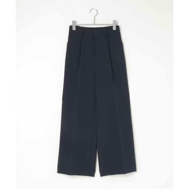 【洗濯機で洗える／セットアップ対応】ウォッシャブルワイドパンツ | ikka  | 詳細画像34 