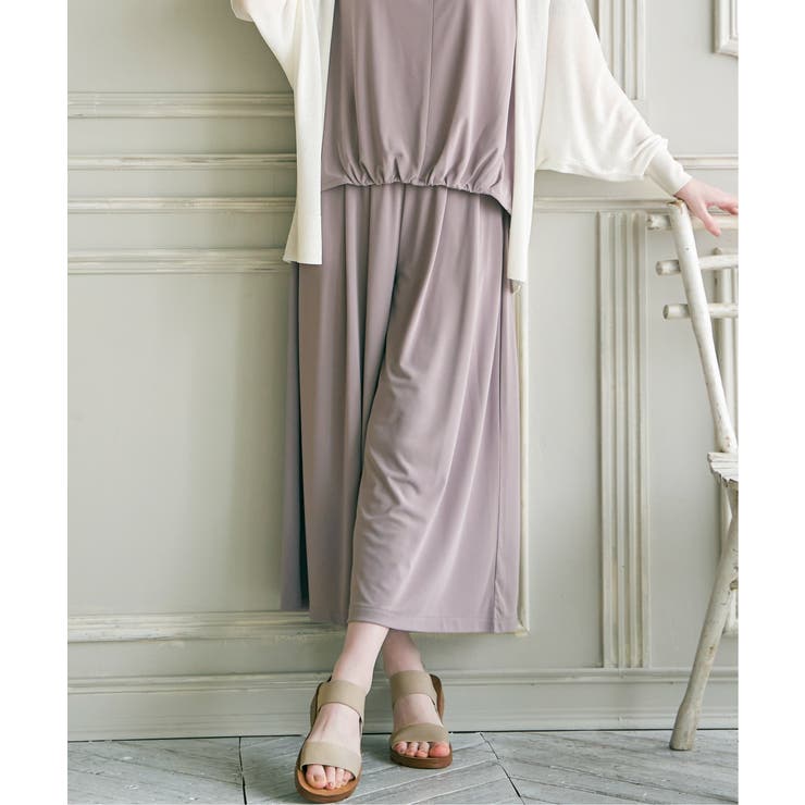 【セットアップ対応】GOKU楽さらっとリラックスパンツ | ikka  | 詳細画像2 