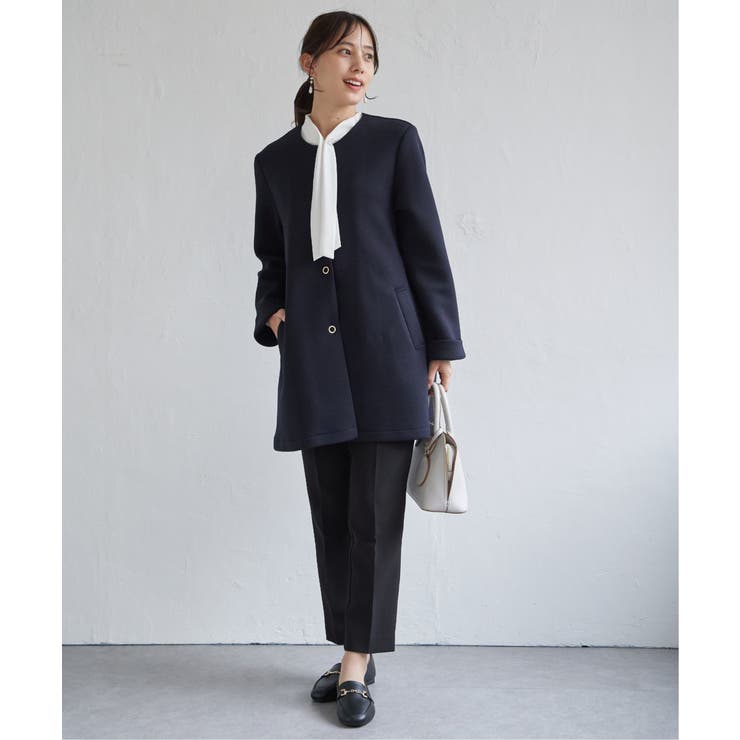 【洗濯機で洗える／セットアップ対応】ウォッシャブルテーパードパンツ | ikka  | 詳細画像9 