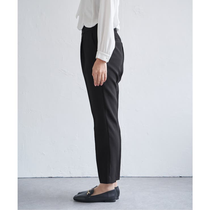 【洗濯機で洗える／セットアップ対応】ウォッシャブルテーパードパンツ | ikka  | 詳細画像25 