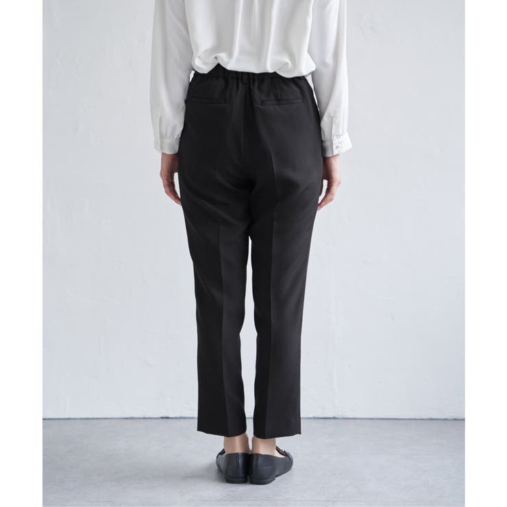 【洗濯機で洗える／セットアップ対応】ウォッシャブルテーパードパンツ | ikka  | 詳細画像26 