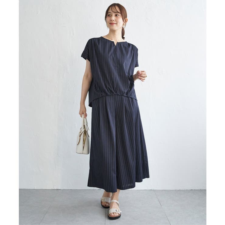 【セットアップ対応】GOKU楽冷感スリットガウチョ | ikka  | 詳細画像7 