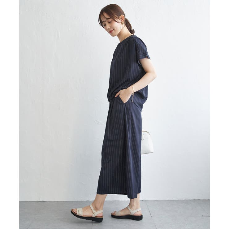 【セットアップ対応】GOKU楽冷感スリットガウチョ | ikka  | 詳細画像8 