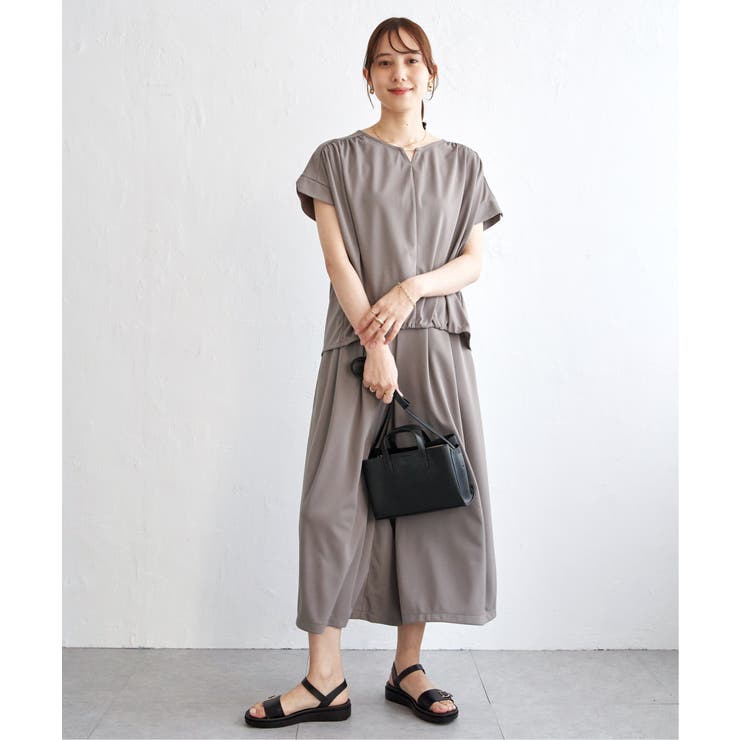 【セットアップ対応】GOKU楽冷感スリットガウチョ | ikka  | 詳細画像11 