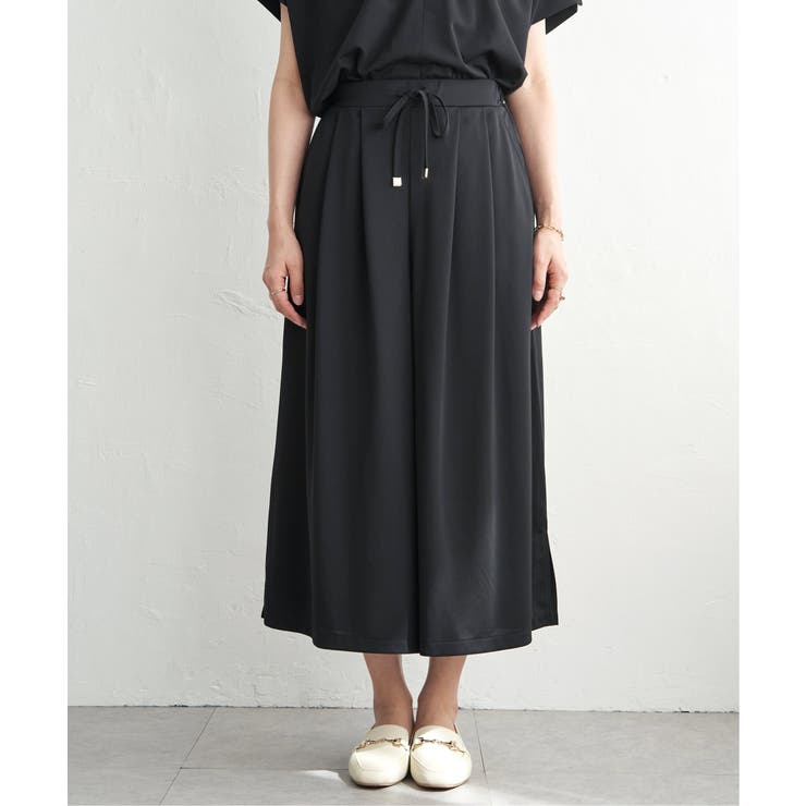 【セットアップ対応】GOKU楽冷感スリットガウチョ | ikka  | 詳細画像14 