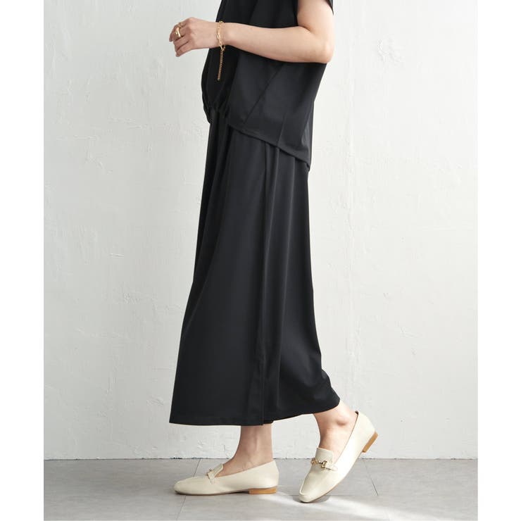 【セットアップ対応】GOKU楽冷感スリットガウチョ | ikka  | 詳細画像2 