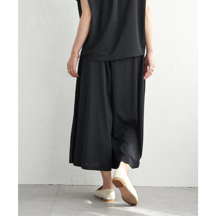 【セットアップ対応】GOKU楽冷感スリットガウチョ | ikka  | 詳細画像3 