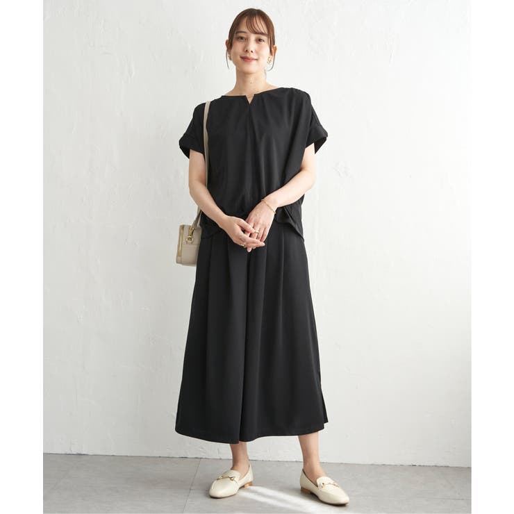 【セットアップ対応】GOKU楽冷感スリットガウチョ | ikka  | 詳細画像4 