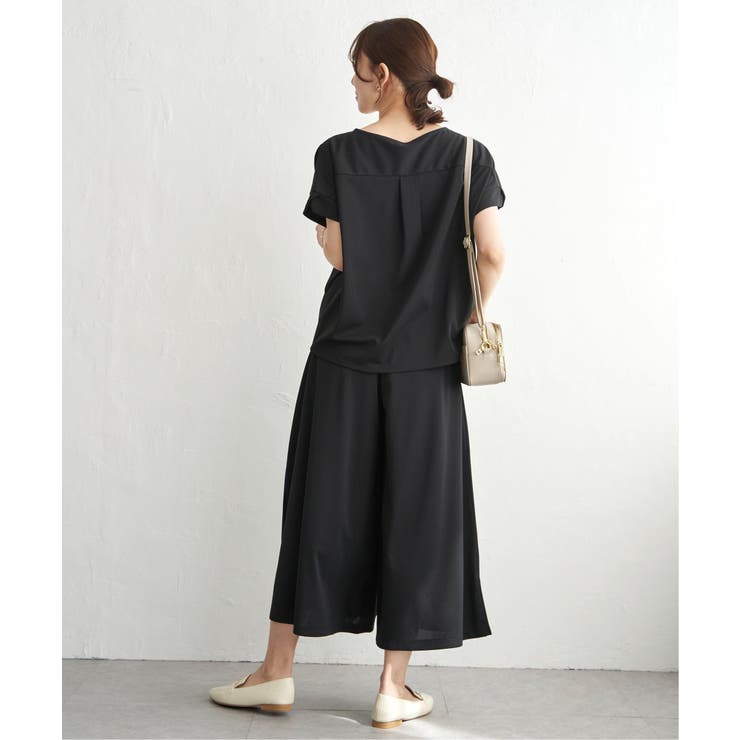 【セットアップ対応】GOKU楽冷感スリットガウチョ | ikka  | 詳細画像5 