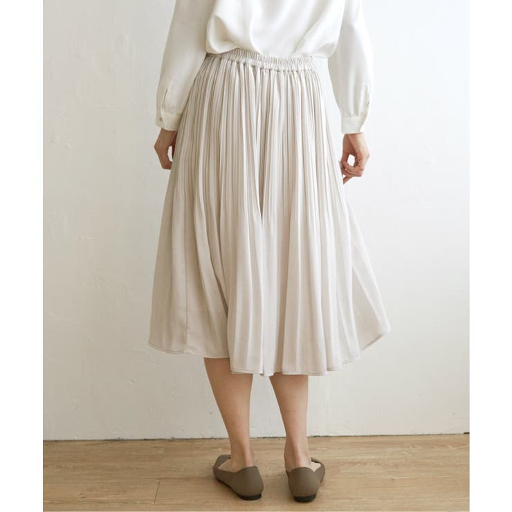 シフォンプリーツスカート | ikka  | 詳細画像13 