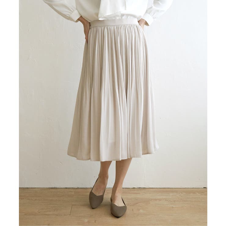 シフォンプリーツスカート | ikka  | 詳細画像14 