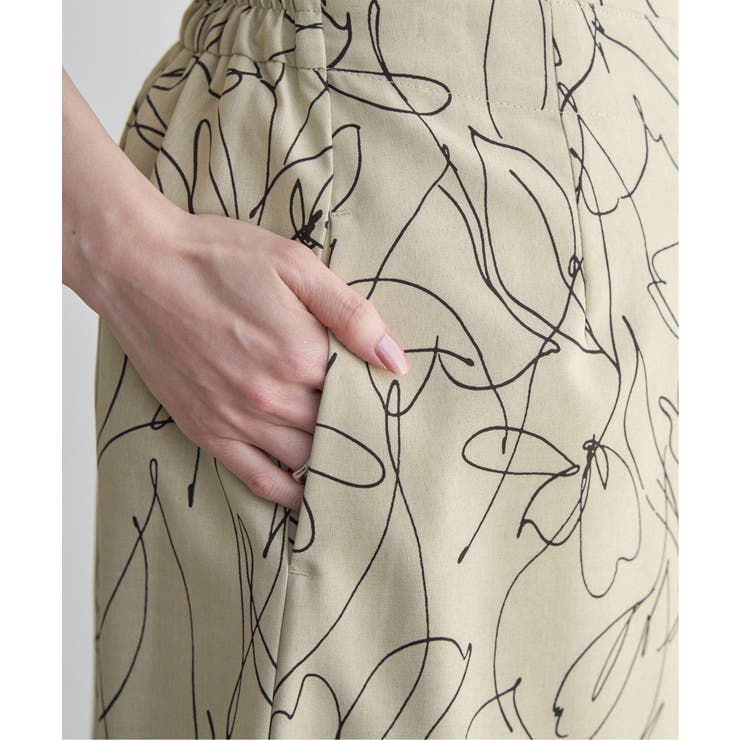 リネンライクラップスカート | ikka  | 詳細画像13