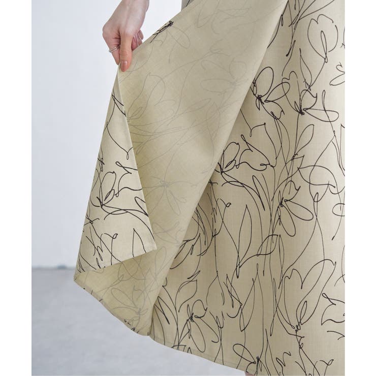 リネンライクラップスカート | ikka  | 詳細画像15