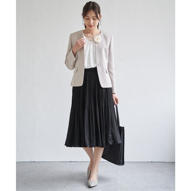 サテンプリーツスカート | ikka  | 詳細画像11 