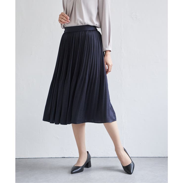 サテンプリーツスカート | ikka  | 詳細画像13 