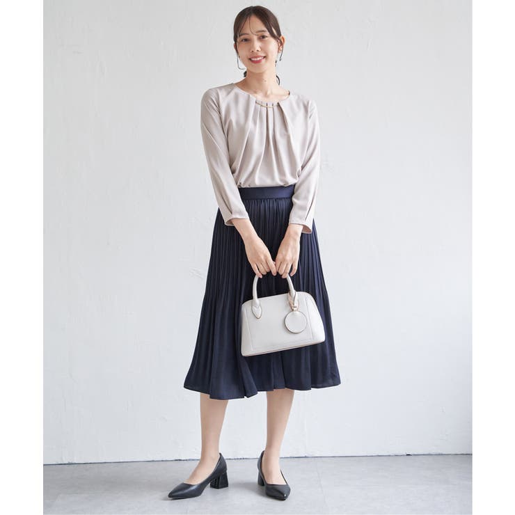 サテンプリーツスカート | ikka  | 詳細画像15 