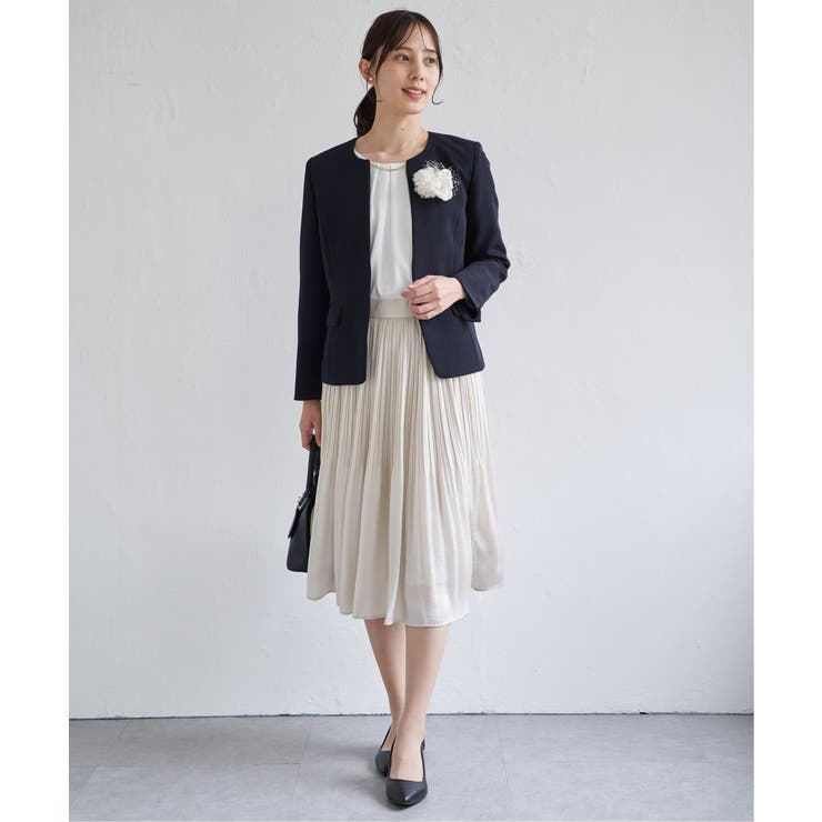 サテンプリーツスカート | ikka  | 詳細画像30 