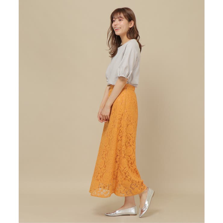 ラッセルレースナロースカート | ikka  | 詳細画像11
