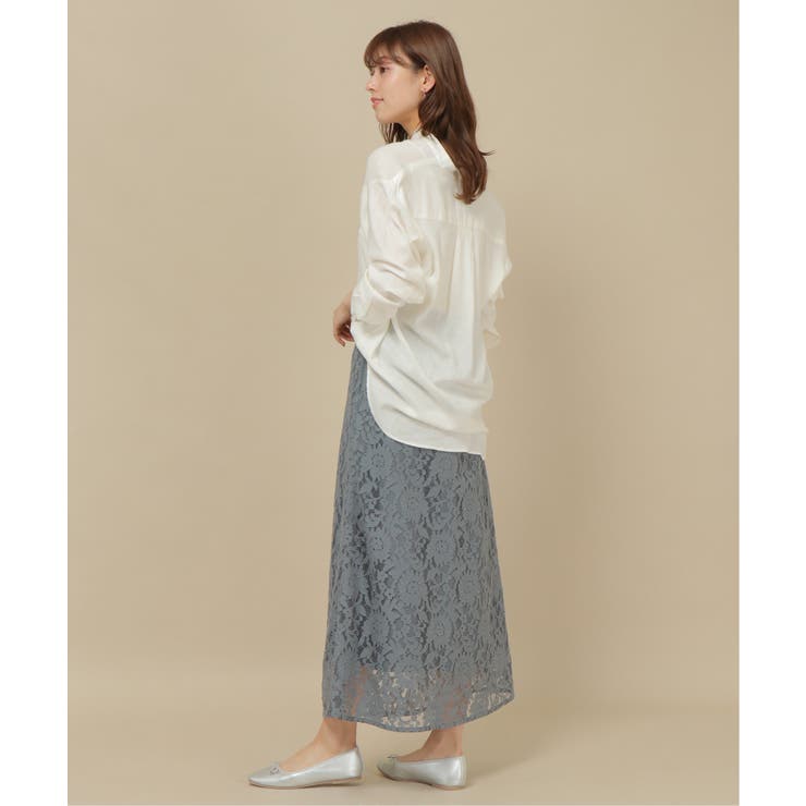 ラッセルレースナロースカート | ikka  | 詳細画像15