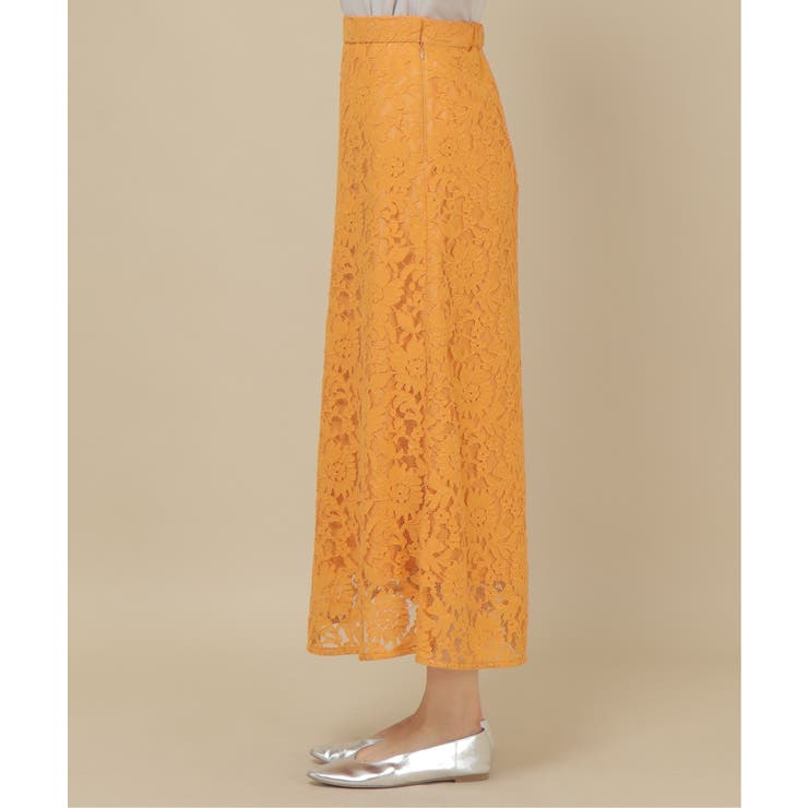 ラッセルレースナロースカート | ikka  | 詳細画像2