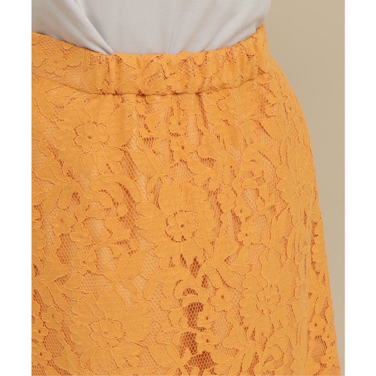 ラッセルレースナロースカート | ikka  | 詳細画像7