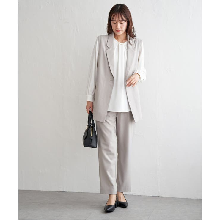 【フォーマル対応】ジレセットアップ3点セット | ikka  | 詳細画像16 