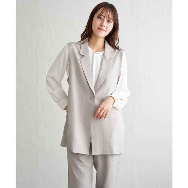 【フォーマル対応】ジレセットアップ3点セット | ikka  | 詳細画像18 