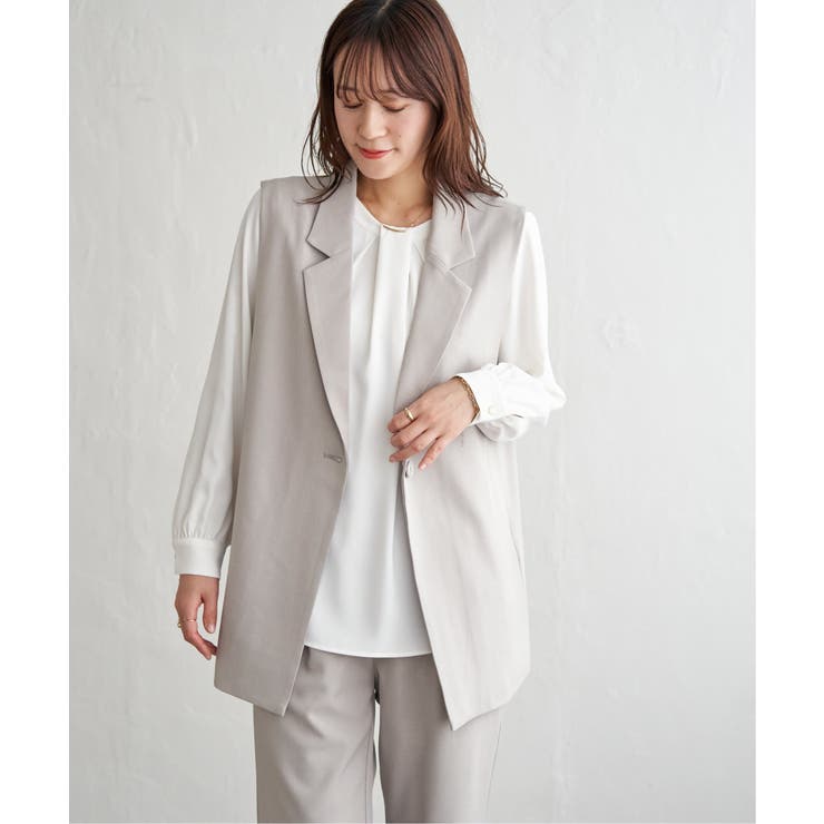 【フォーマル対応】ジレセットアップ3点セット | ikka  | 詳細画像19 