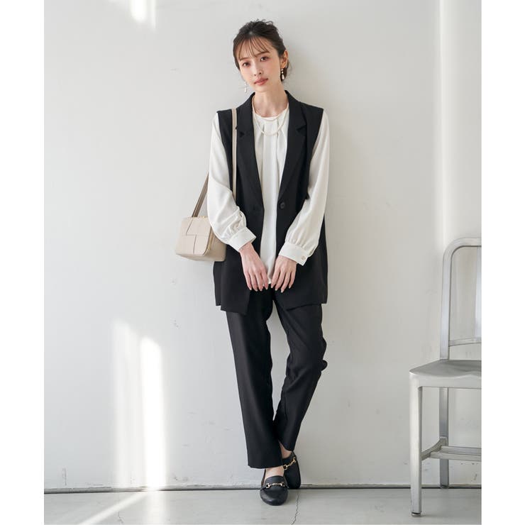 【フォーマル対応】ジレセットアップ3点セット | ikka  | 詳細画像2 