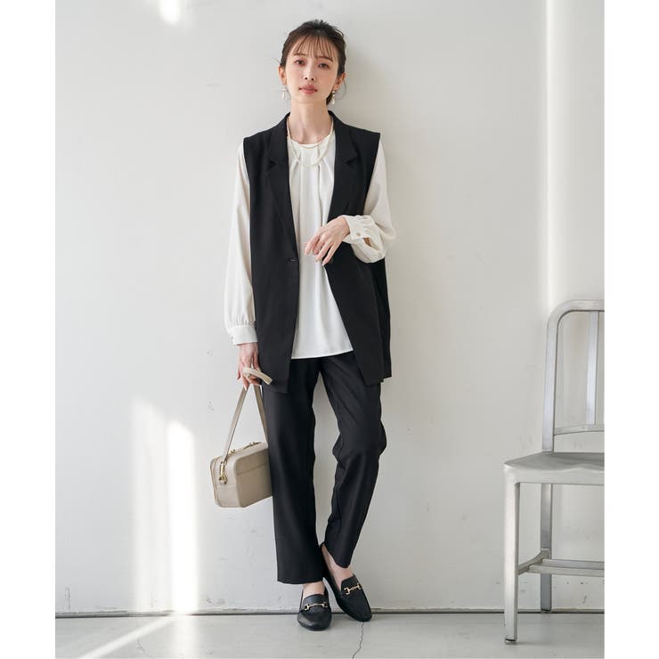 【フォーマル対応】ジレセットアップ3点セット | ikka  | 詳細画像3 