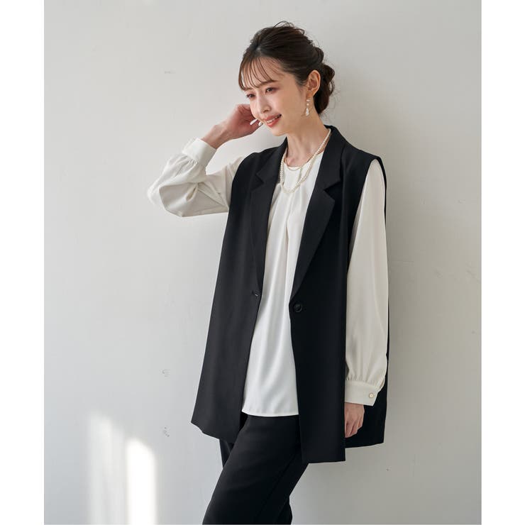 【フォーマル対応】ジレセットアップ3点セット | ikka  | 詳細画像5 