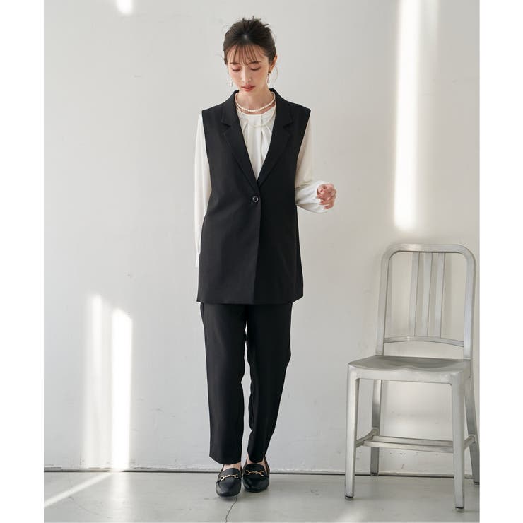 【フォーマル対応】ジレセットアップ3点セット | ikka  | 詳細画像6 