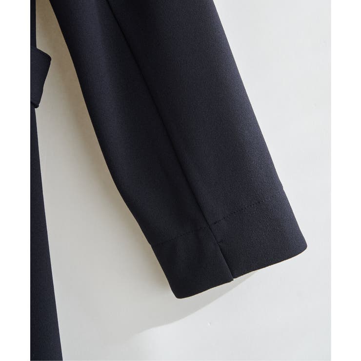 【フォーマル対応】カットジョーゼットウエストタブワンピース | ikka  | 詳細画像19 